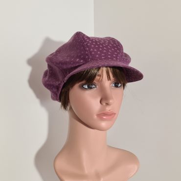 Réf : 264 Casquette  de couleur violet 